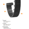 Cotton Drive Cutaway Belt